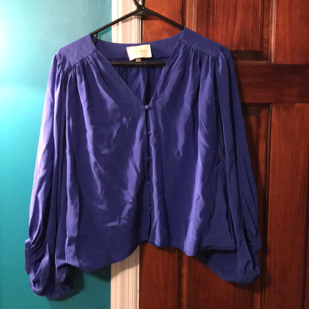 Yumi Kim silk cape top size small